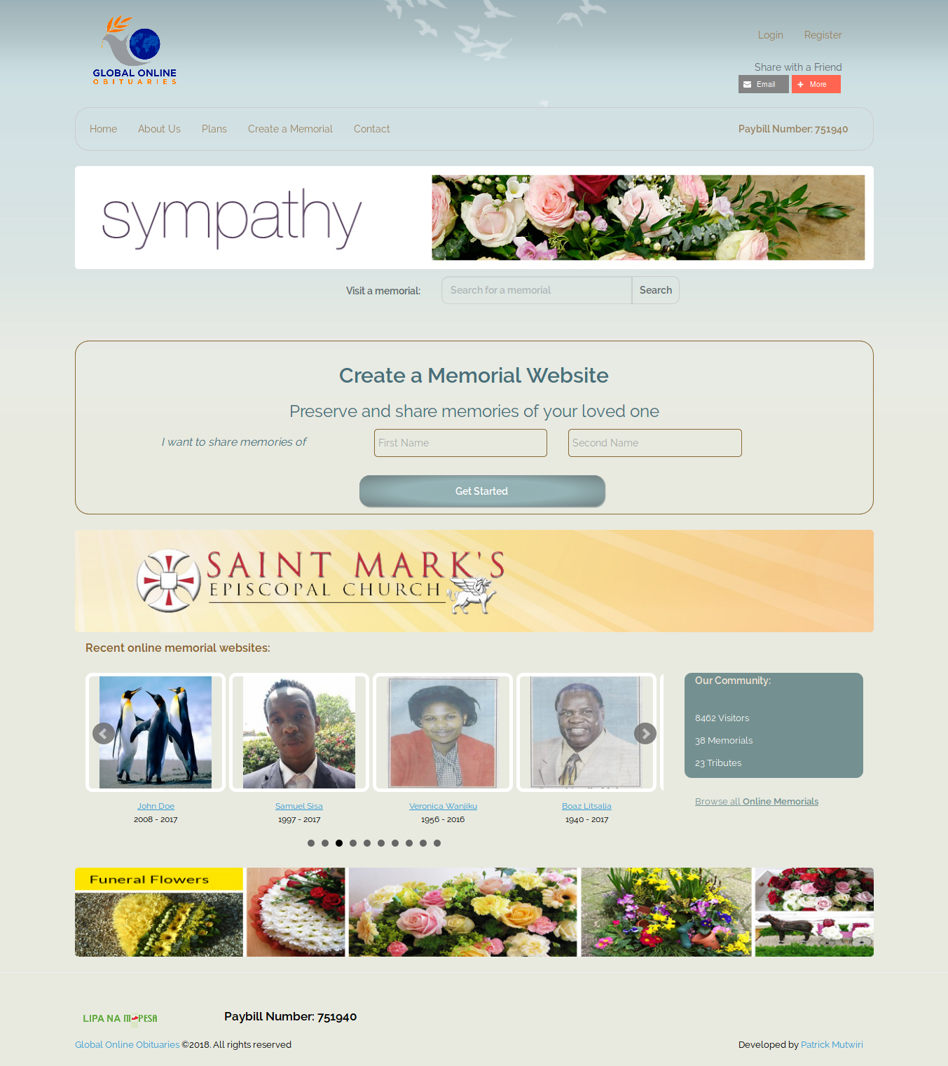 Global Online Obituaries